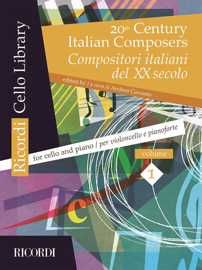 20th Century Italian Composers Vol. 1 - Compositori Italiani del XX secolo Vol. 1 - violoncello a klavír